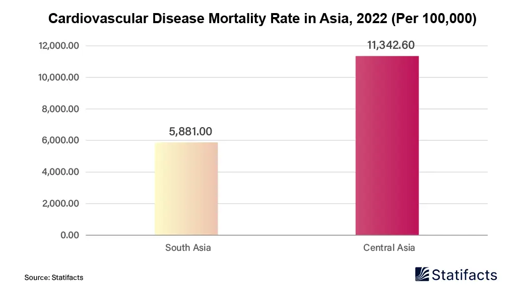 Why Cardiovascular Diseases Caused Millions of Deaths in Central Asia During 2022 
