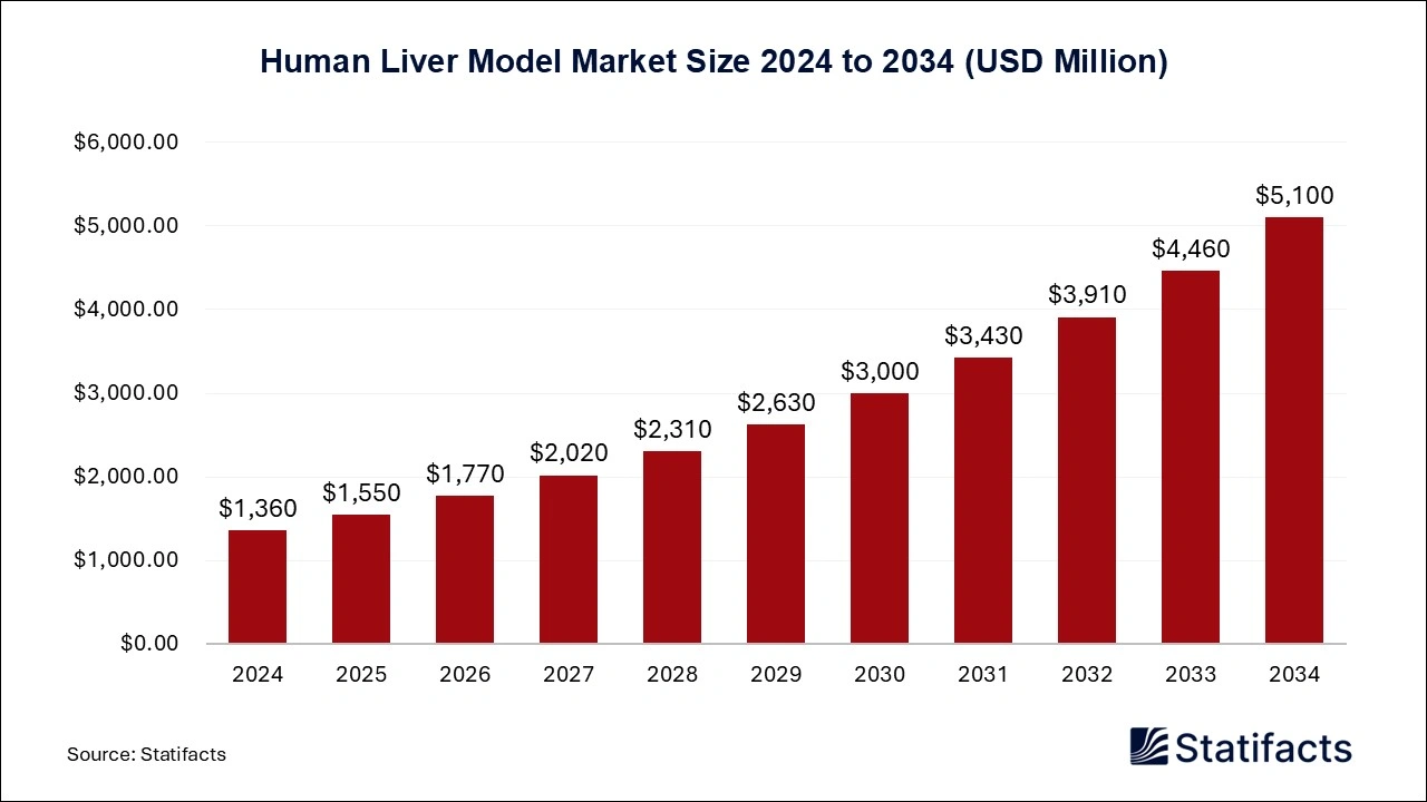 Human Liver Model Market Size 2025 to 2034